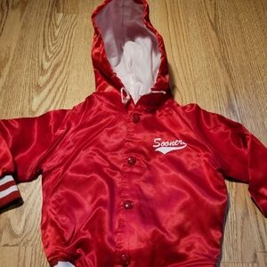 Vintage Chalkline Oklahoma Sooners Jacket Coat Size: 2 Snap